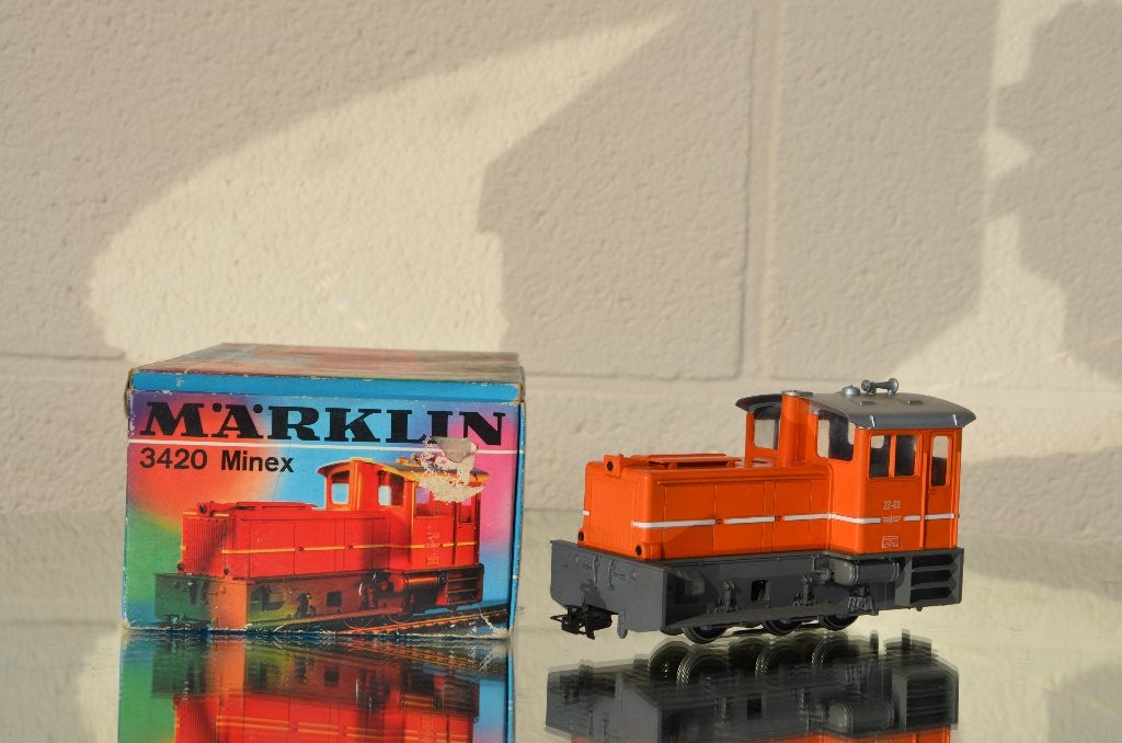 Marklin HO-Rare 3420 MINEX-diesellocomotief 22-03-SW-EG, Ophalen of Verzenden, Gebruikt, Locomotief