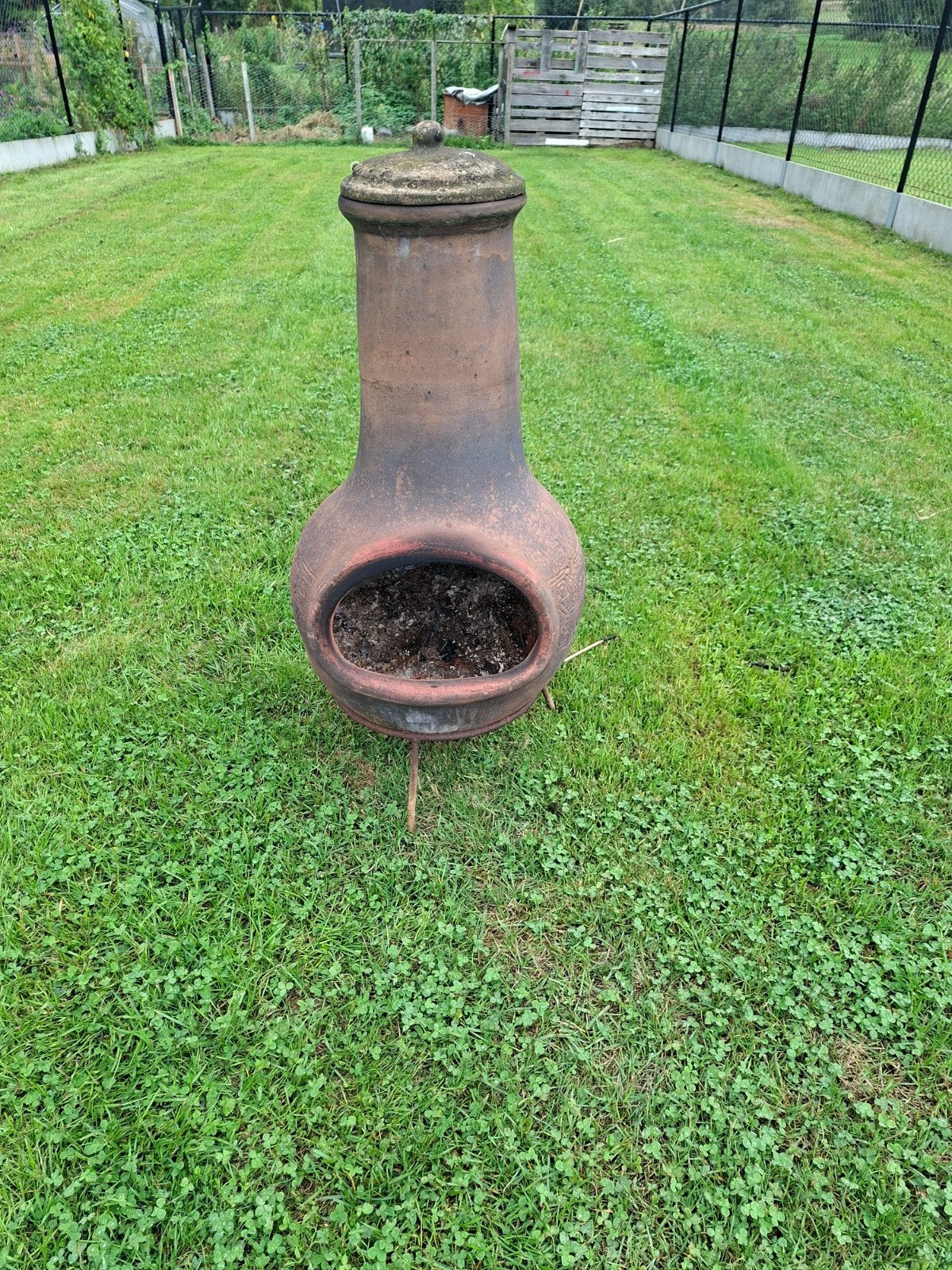 terracotta vuurkorf, Tuin en Terras, Ophalen