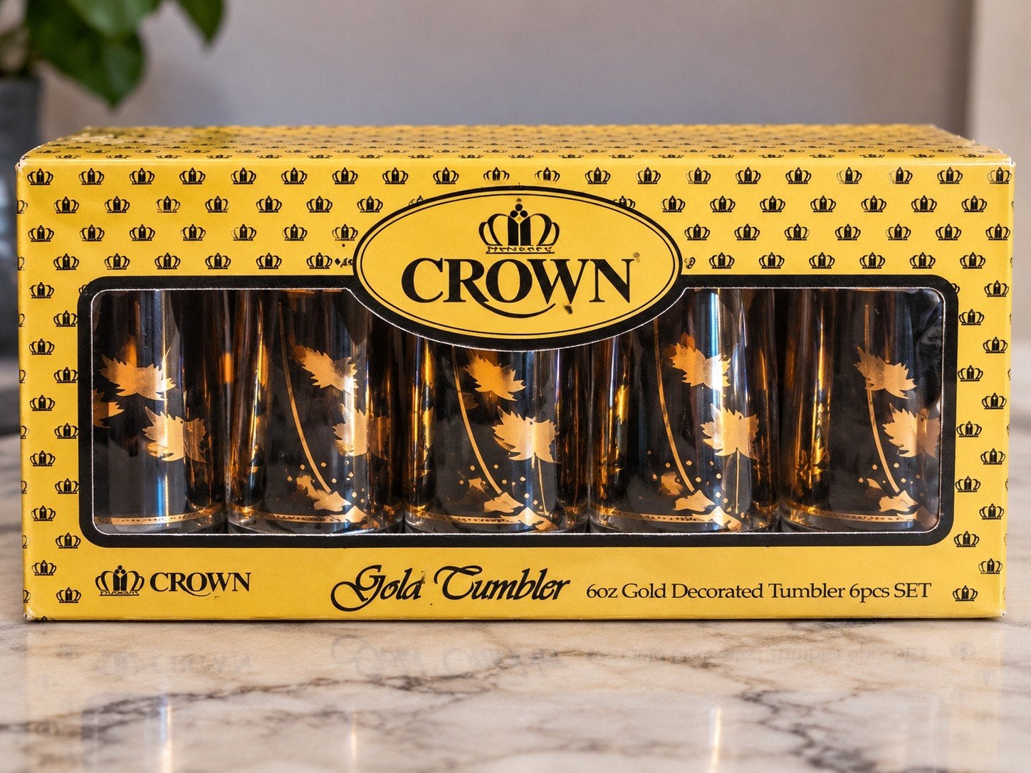 Trumber doré Crowne vintage, Collections, Enlèvement ou Envoi