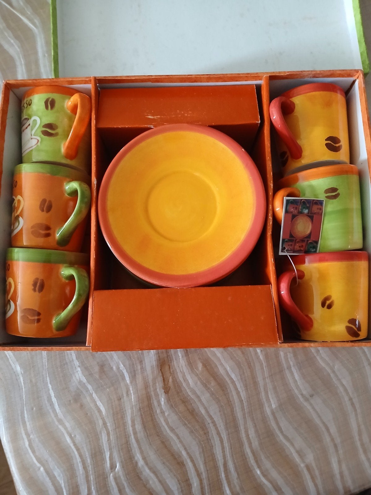koffie set, Huis en Inrichting, Ophalen, Overige merken, Keramiek, Landelijk/Boerenbont