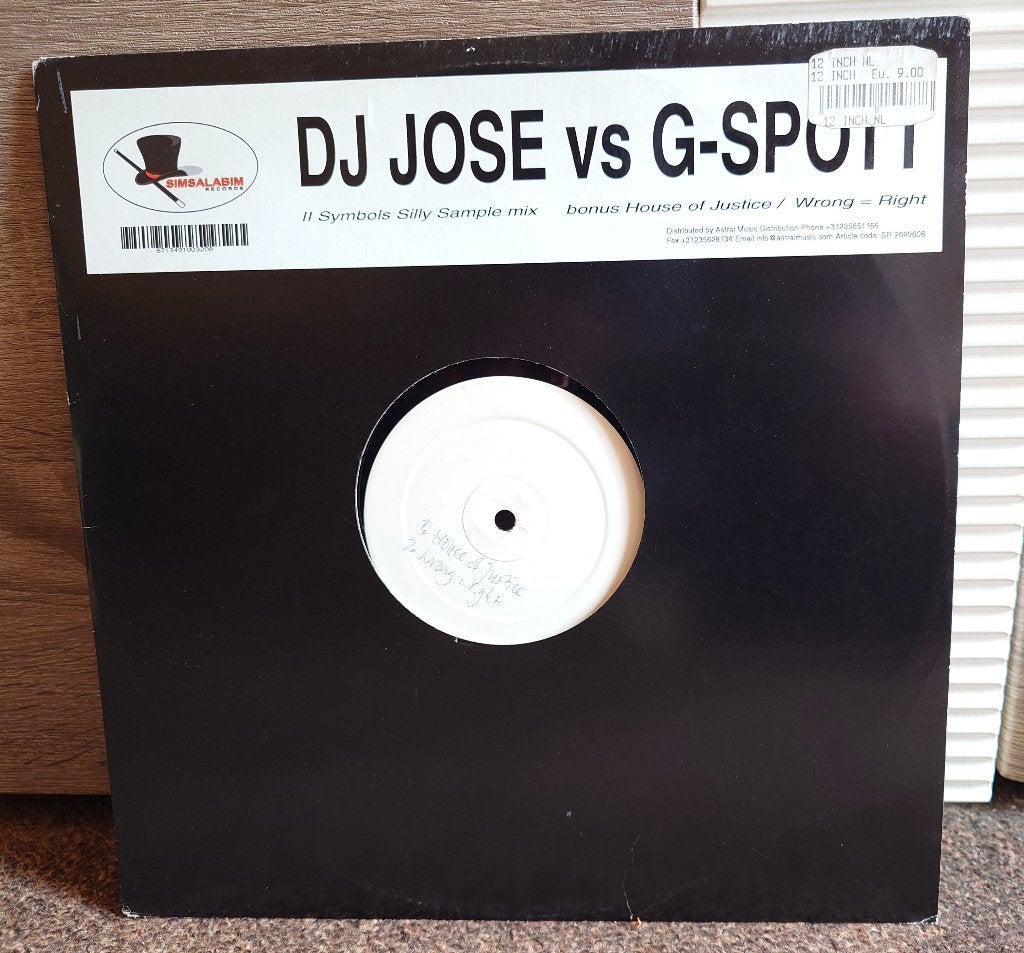 DJ Jose vs. G-Spott – II-Symbols (Remix), CD & DVD, Vinyles | Dance & House, Envoi, Comme neuf, 12 pouces, Dance populaire