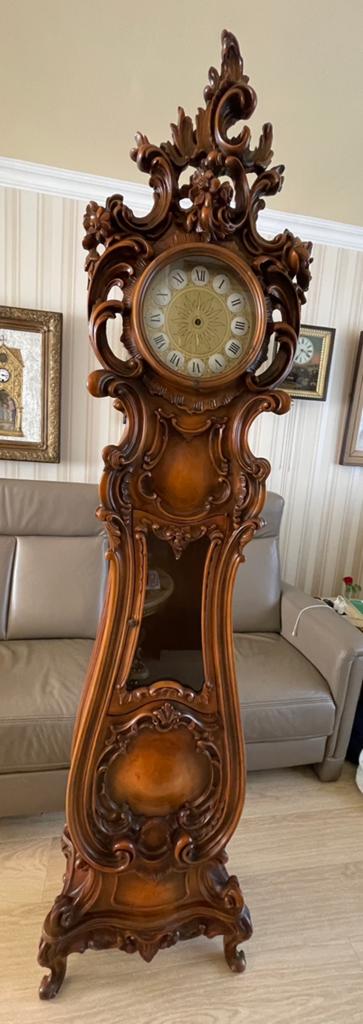 Neo-rococo kast staande klok, Antiek en Kunst, Antiek | Klokken, Ophalen
