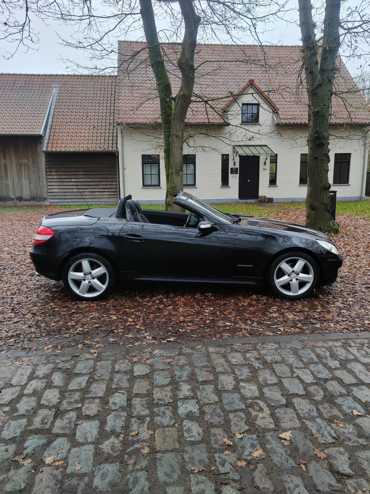 Mercedes slk 200 kompressor, Zwart, Cabriolet, Zwart, SLK