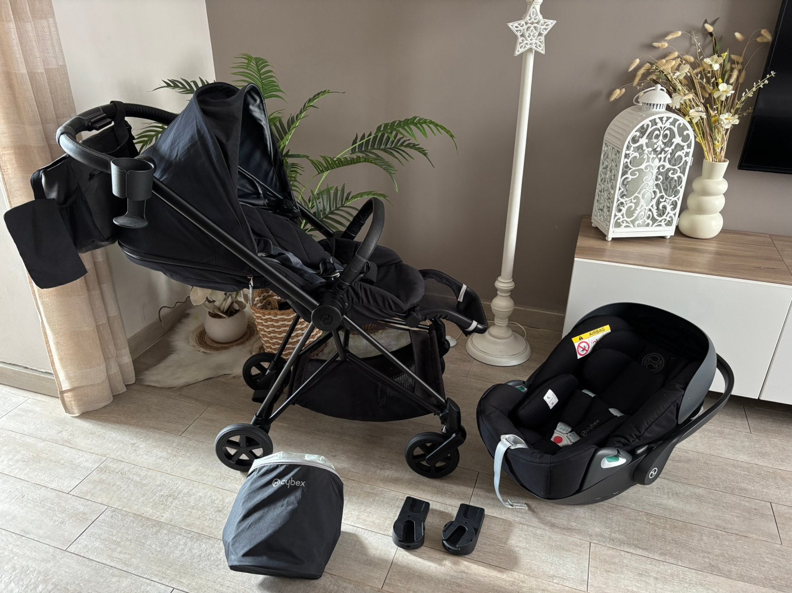 Poussette CYBEX MIOS et cosy CYBEX CLOUD Z, Enlèvement, Comme neuf, Poussette