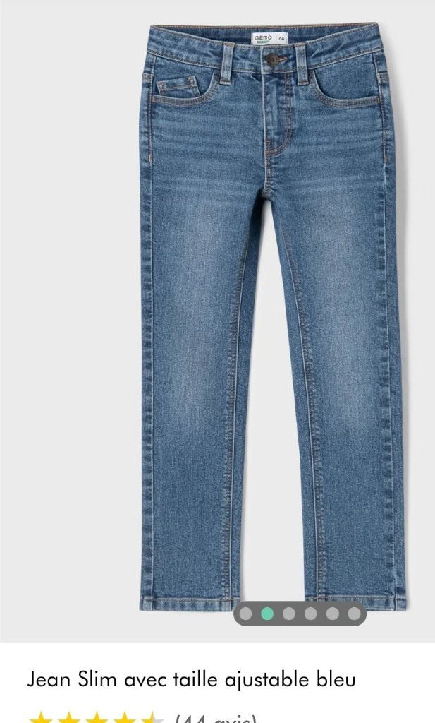 Jeans slim garçon 16 ans Gémo, Enfants & Bébés, Pantalon, Garçon, Enlèvement ou Envoi, Gemo