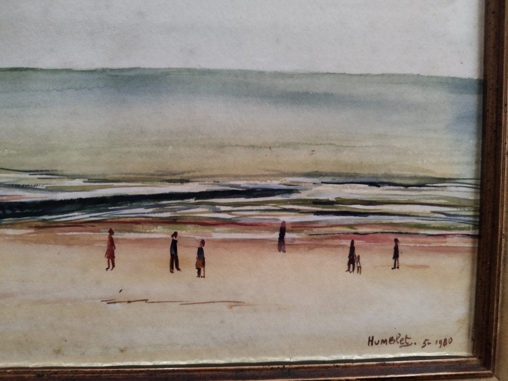 Vue sur la plage de Theo Humblet, Enlèvement