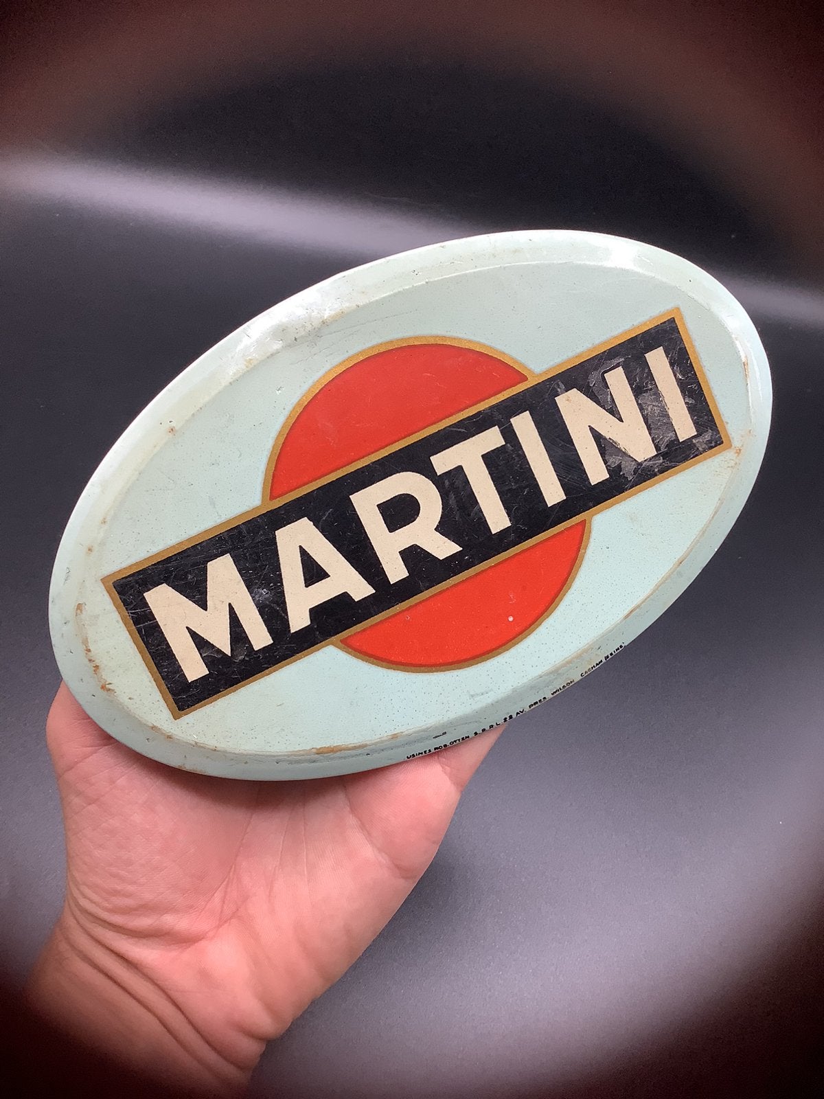 Ancienne plaque Martini, Collections, Marques & Objets publicitaires, Enlèvement ou Envoi, Comme neuf