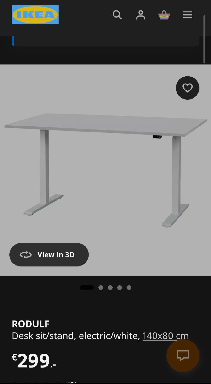 ikea Elektrisch tafel nieuw in doos, Maison & Meubles, Bureaux, Neuf, Bureau d'ordinateur, Enlèvement ou Envoi, Électrique