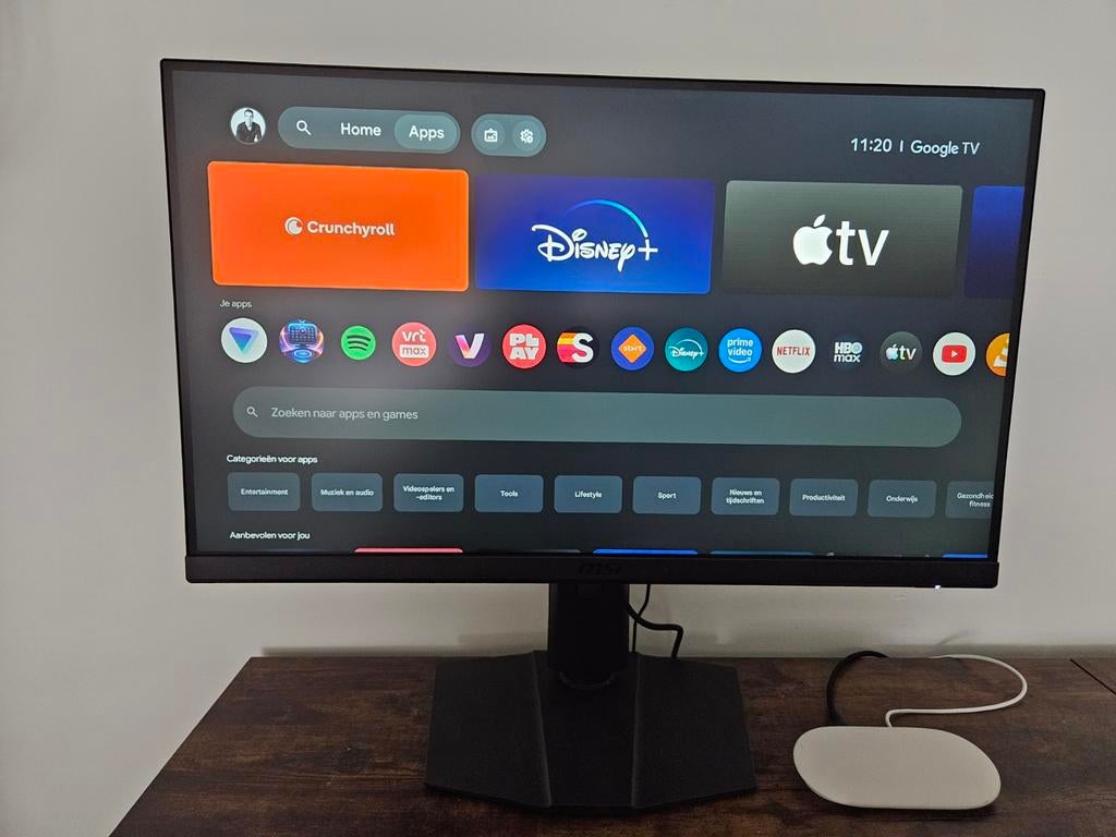 Gaming Scherm 27" met Google Chromecast - Gloednieuw, Ophalen, Nieuw