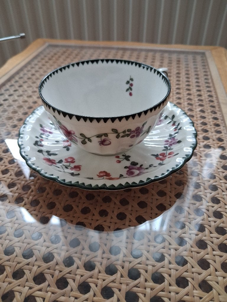 Tasses porcelaine  demeuldre-coché bruxelles, Antiquités & Art, Enlèvement