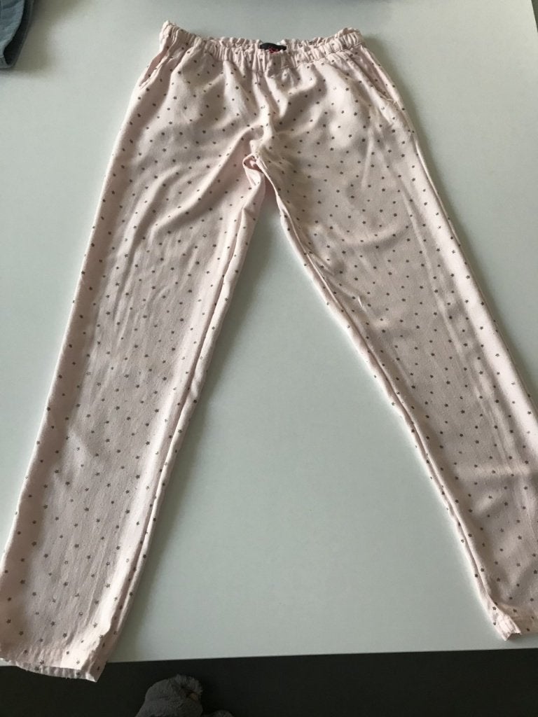 Roze pyjamabroek met gouden sterren maat S, Kleding | Dames, Pyjama's, Etam, Ophalen of Verzenden, Gedragen, Maat 36 (S)