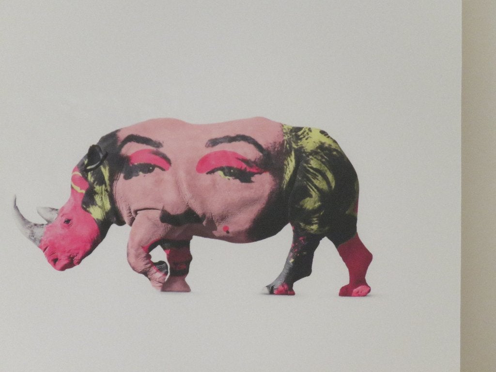 Small Fry giclée Rhino Marylin Monroe Warhol 26/40, Antiquités & Art, Édition limitée, Enlèvement ou Envoi, Giclée