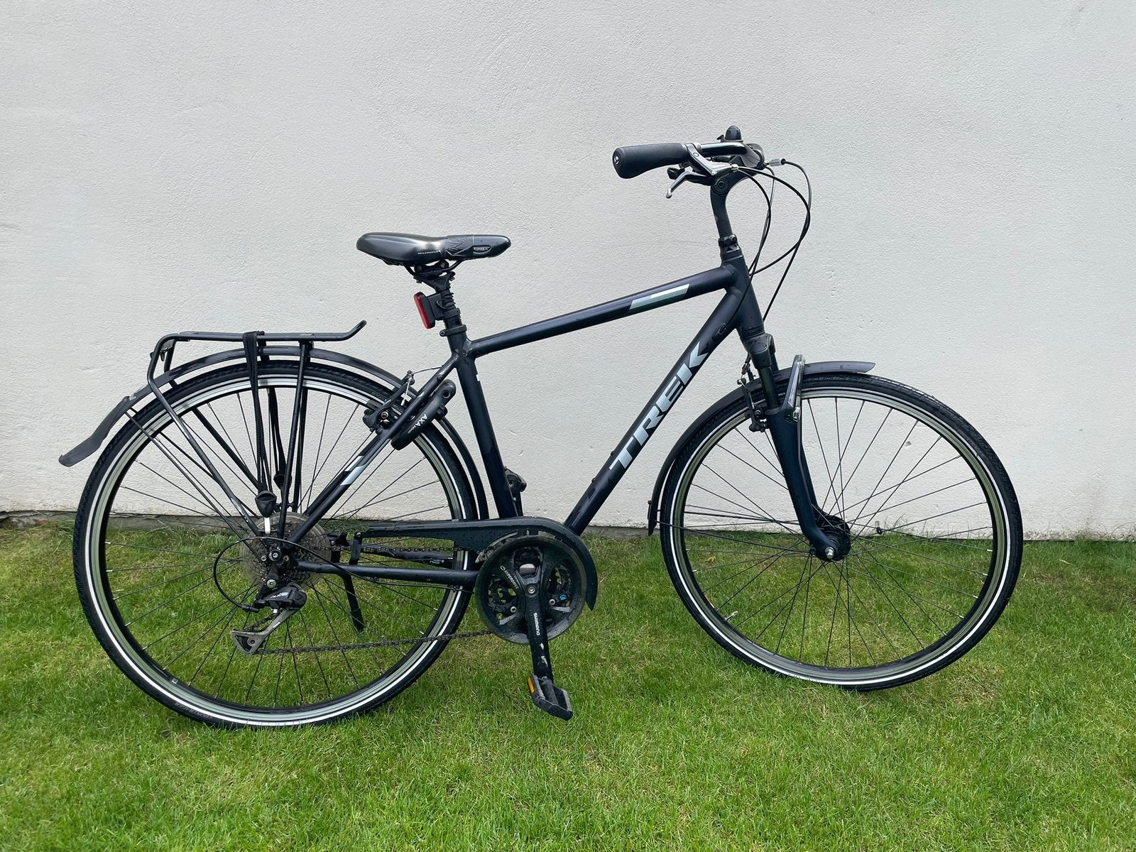 Herenfiets TREK T400, Fietsen en Brommers, 28 inch, Gebruikt, Vering, Velgrem