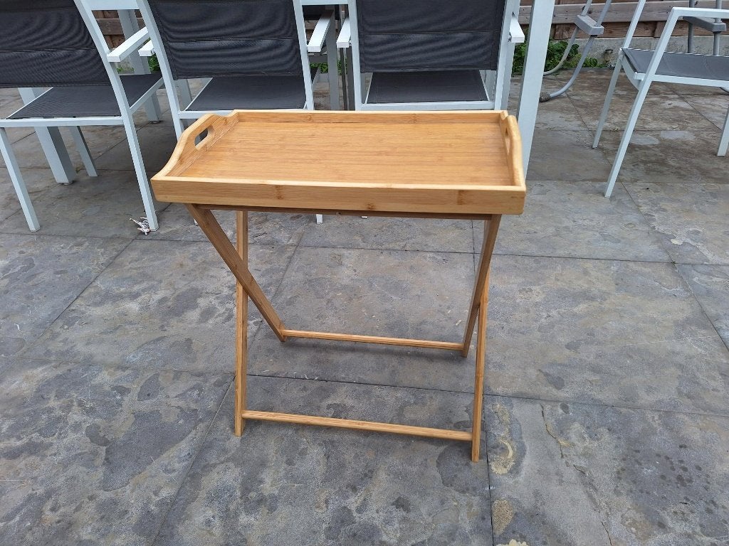 Houten bijzet tafel, Enlèvement, Comme neuf