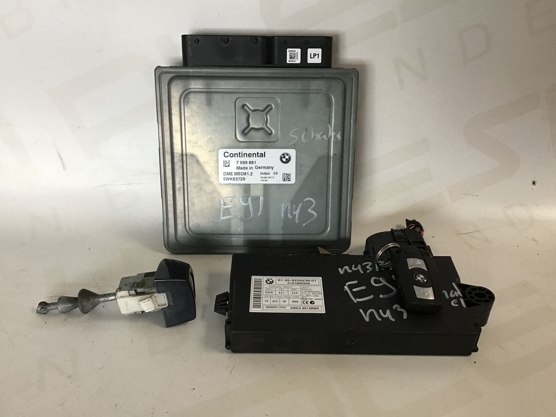 Computer motormanagement set N43B20A BMW E91 7599881, Autos : Pièces & Accessoires, -, Utilisé, -, -