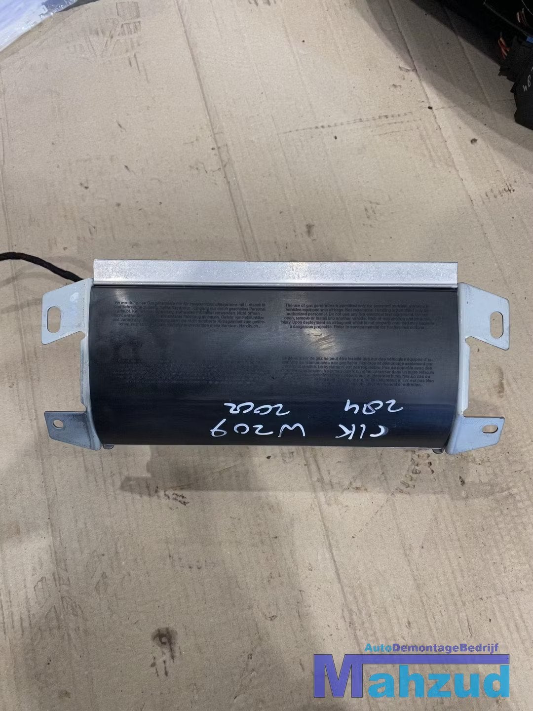 MERCEDES CLK W209 Dashboard passagiers airbag 2098600005, Mercedes-Benz AG, Mercedes-Benz, Utilisé, Mercedesstrasse 120
70372  Stuttgart, DE