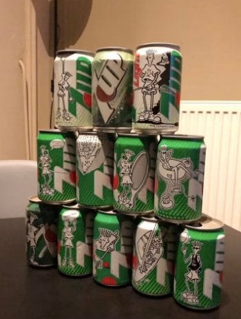 Fido Dido 7up blikjes verzameling jaren 90 (complete set), Verzamelen, Ophalen, Zo goed als nieuw, Frisdrank