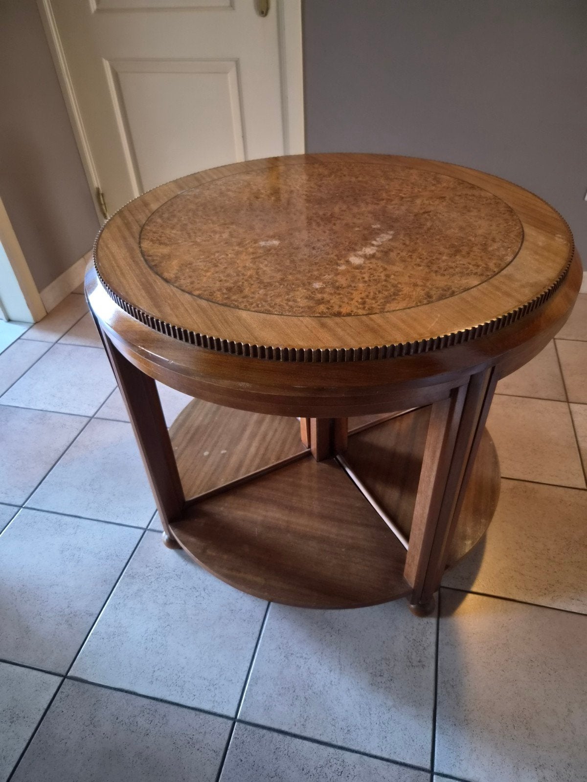 antieke Art Déco nesttafelstel van walnoothout uit de jaren, Antiek en Kunst, Antiek | Meubels | Tafels, Ophalen