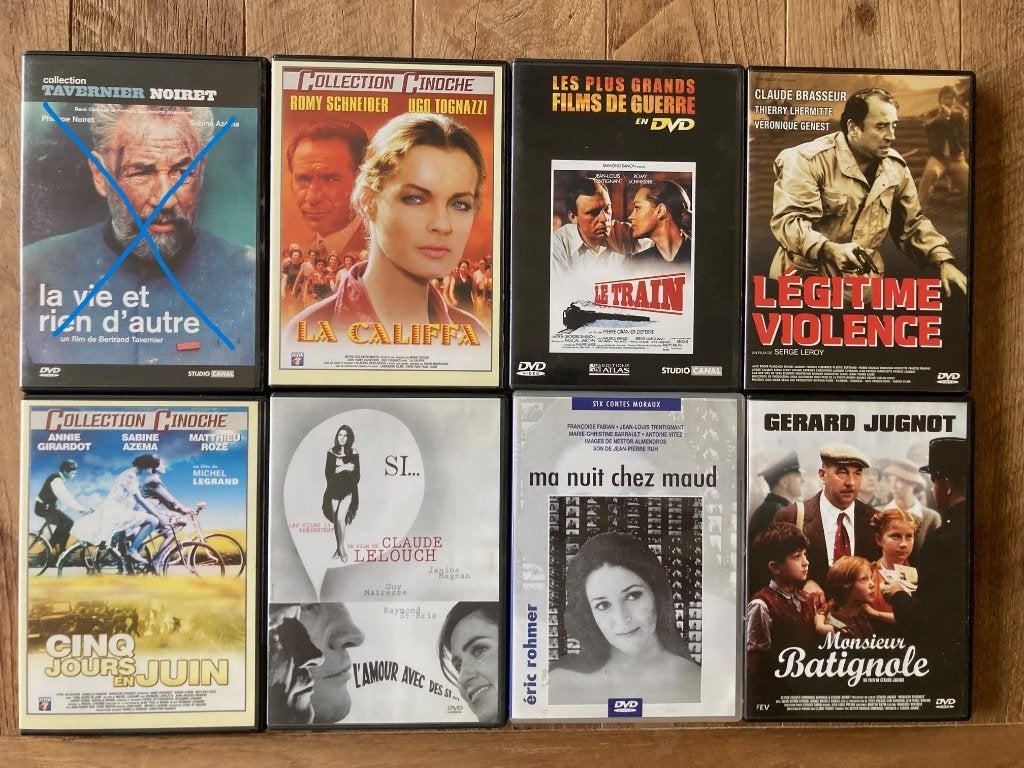 Films français à 2 €/pièce, Enlèvement ou Envoi, Utilisé, Français