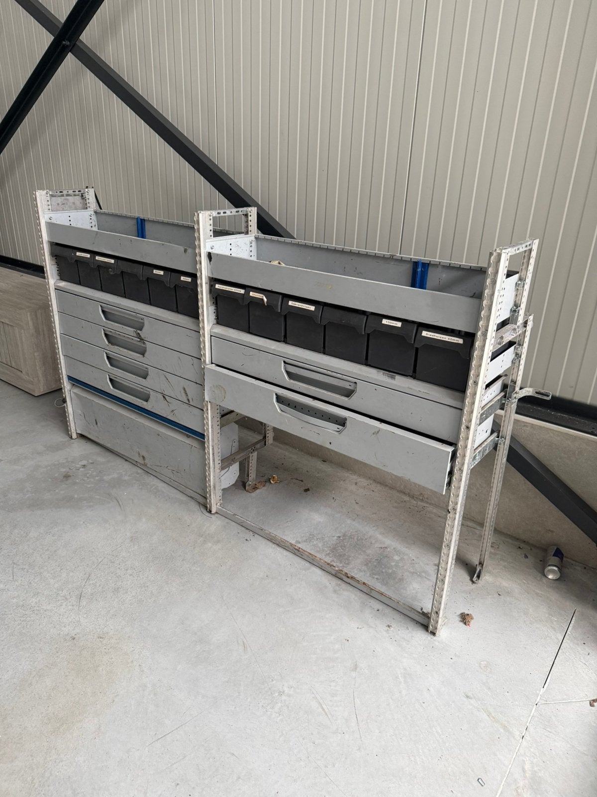Sortimo inrichting met schuiven, Ophalen, Gebruikt, Overige typen, Aluminium