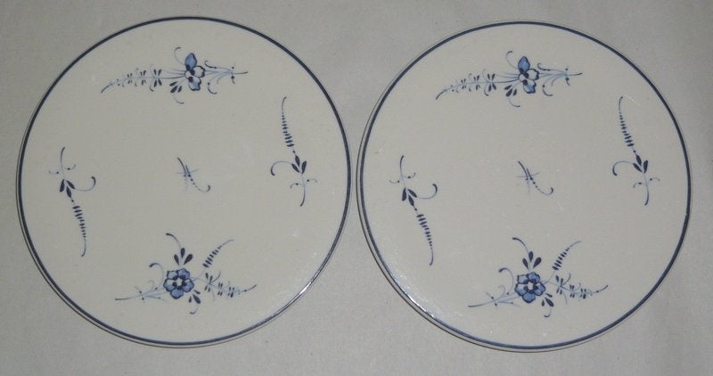VILLEROY & BOCH LUXEMBURG 2 ONDERZETTERS VIEUX LUXEMBOURG, Antiek en Kunst, Antiek | Servies los, Ophalen of Verzenden