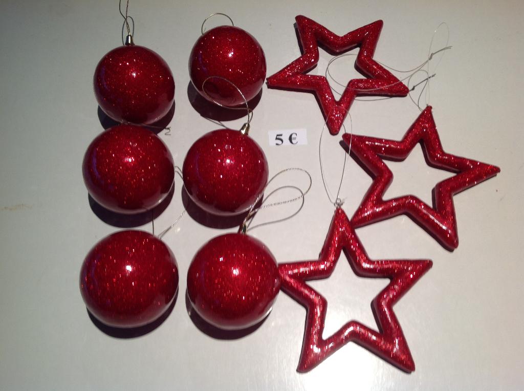8 sets de boules de Noël et autres décorations de Noël, Divers, Enlèvement ou Envoi, Comme neuf