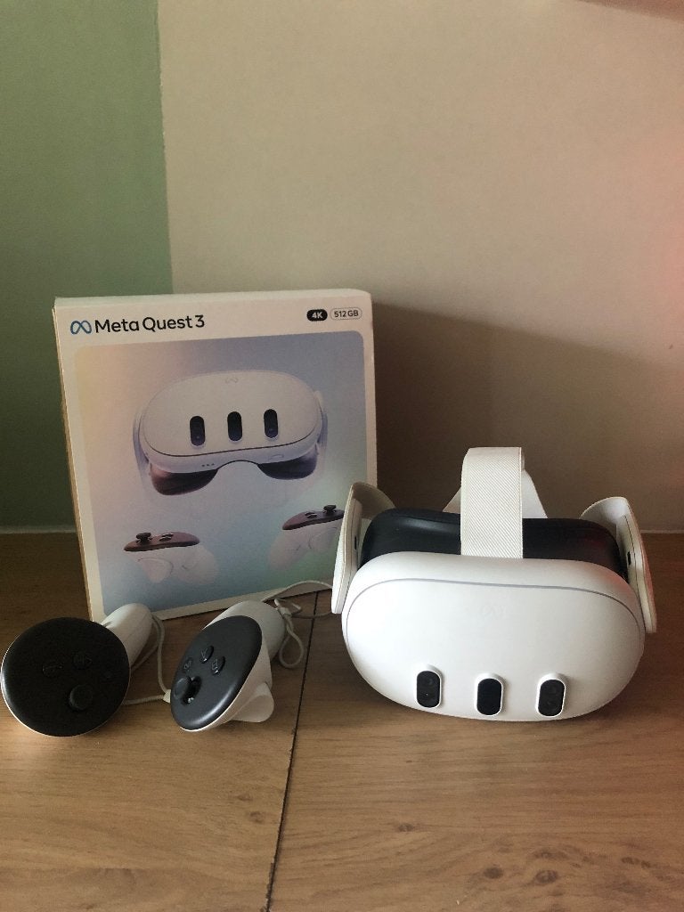 Metaquest 3 vr bril, Games en Spelcomputers, Ophalen, Zo goed als nieuw, VR-bril, Overige platformen