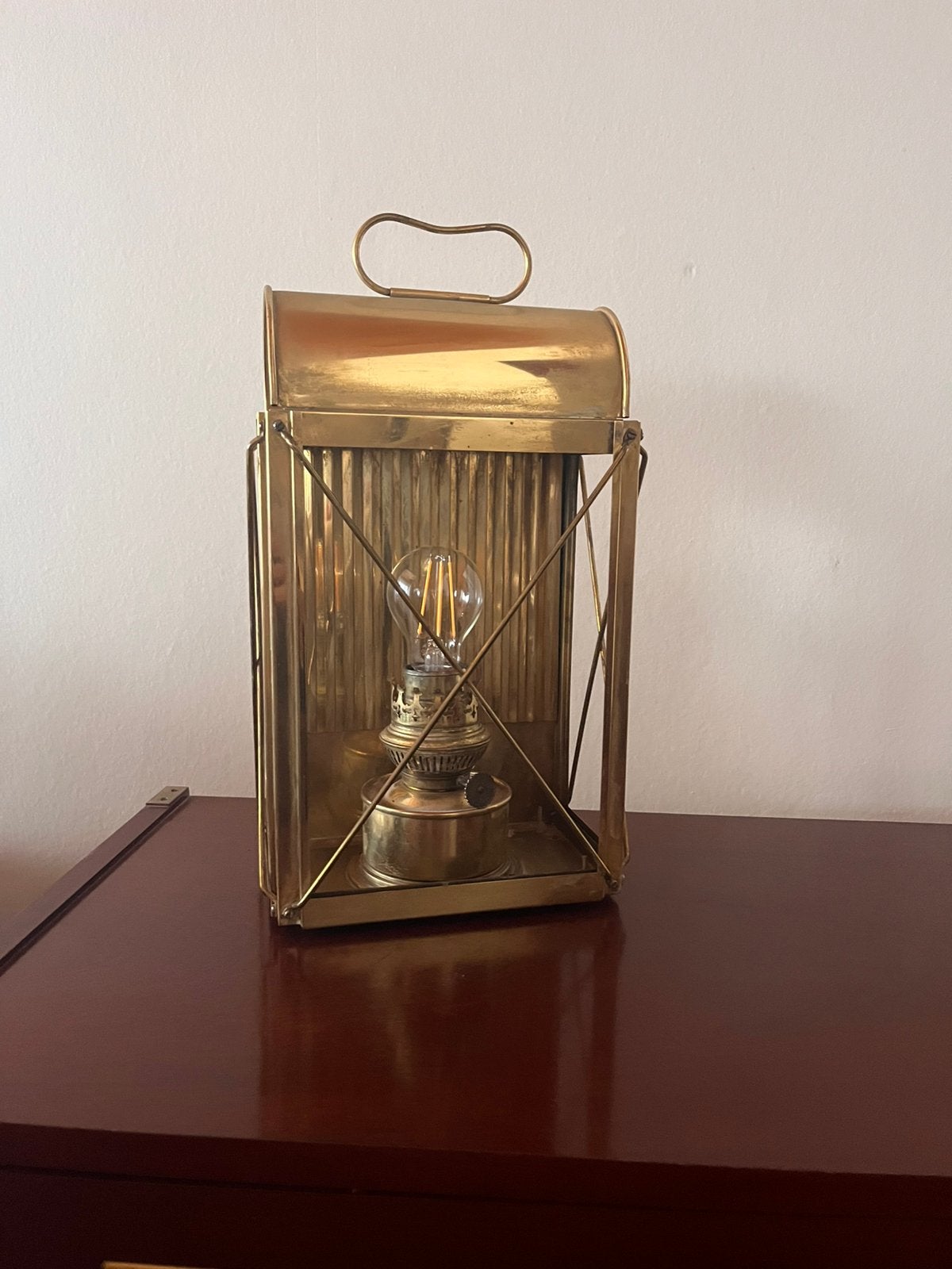 Retro lamp, Ophalen, Zo goed als nieuw