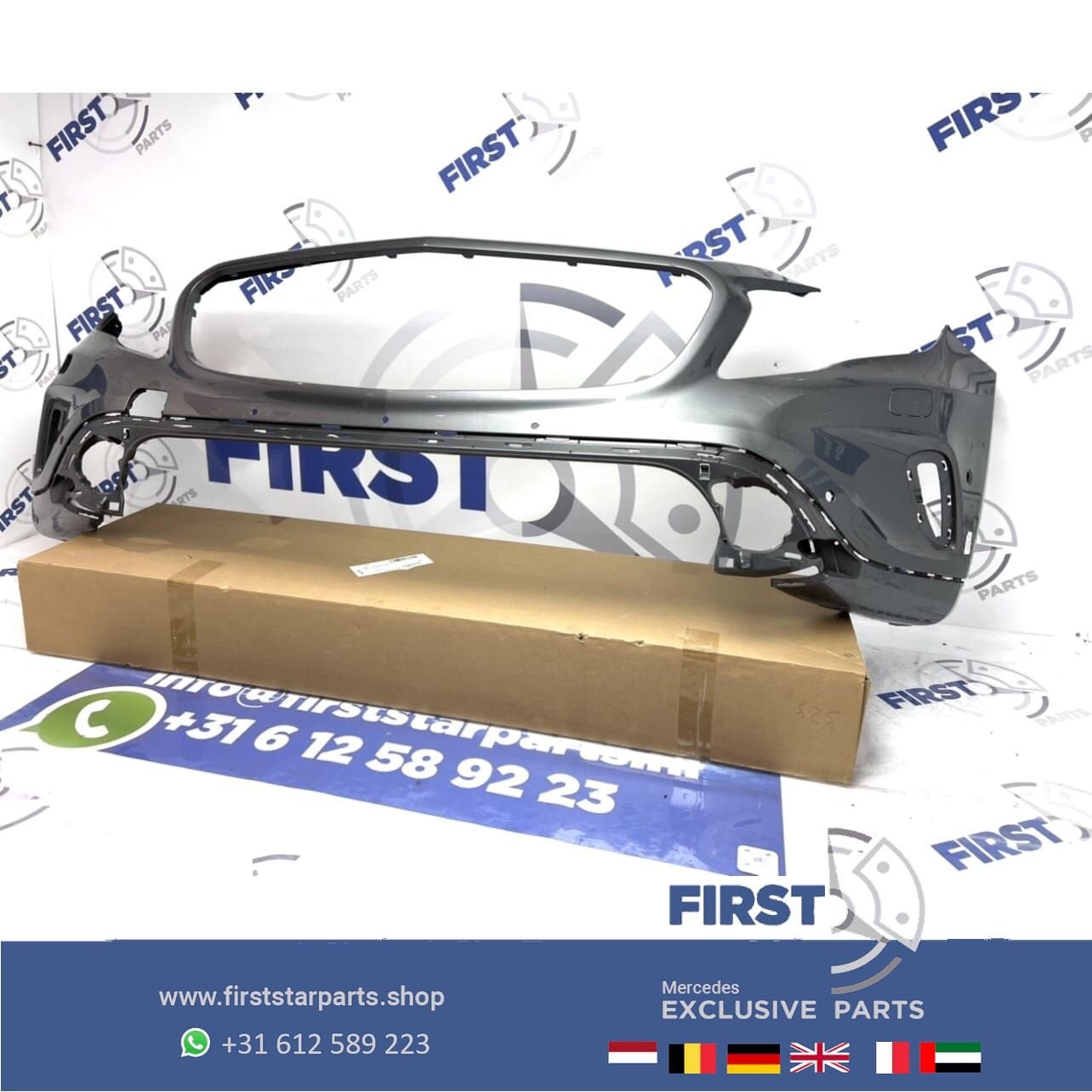 W156 GLA VOORBUMPER Origineel Mercedes 2013-2019 grijs, Utilisé, -, Avant, -