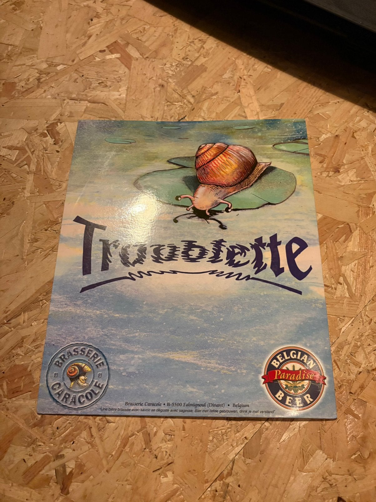 Lot 4 plaques cartons caracole, Enlèvement ou Envoi, Comme neuf