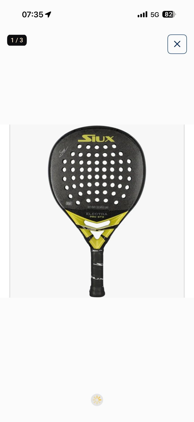 Siux padel rackets nieuw, Sport en Fitness, Ophalen, Zo goed als nieuw