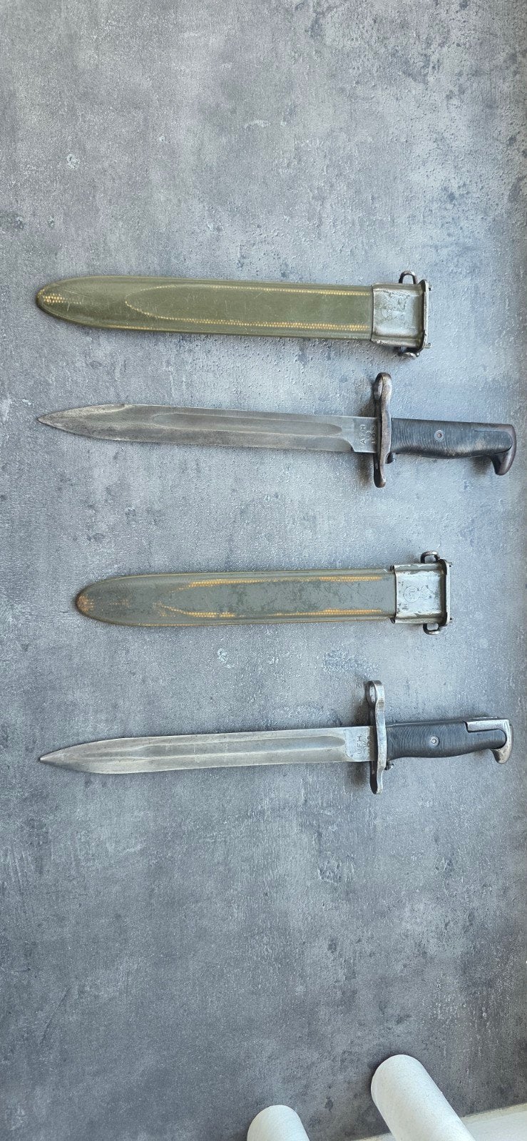2 garand us bailonettes uit de Tweede Wereldoorlog in zeer s, Ophalen of Verzenden