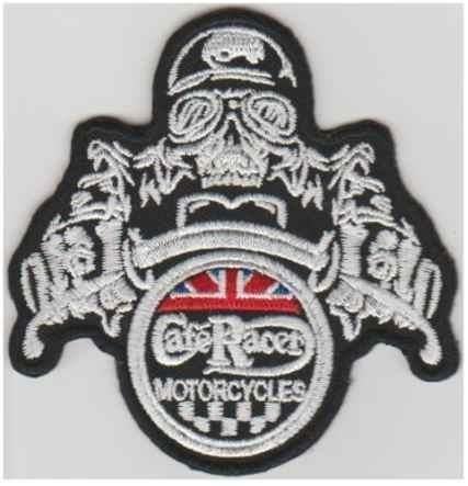 Cafe Racer Motorcycles stoffen opstrijk patch embleem #6, Envoi