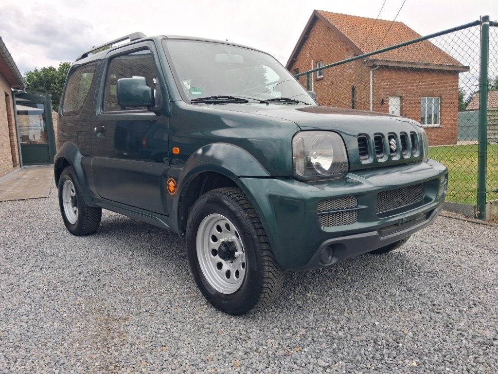 suzuki jimny #4x4# 1300cc benzine !!98 000km!! gekeurd, Autos, Achat, Entreprise, Boîte manuelle, Vert