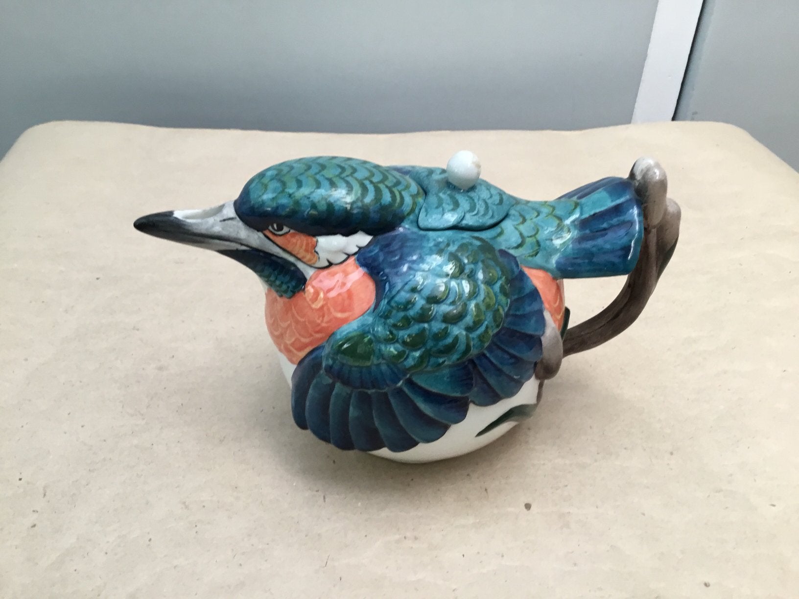 Staffordshire Fine Ceramics theepot ijsvogel, Ophalen of Verzenden