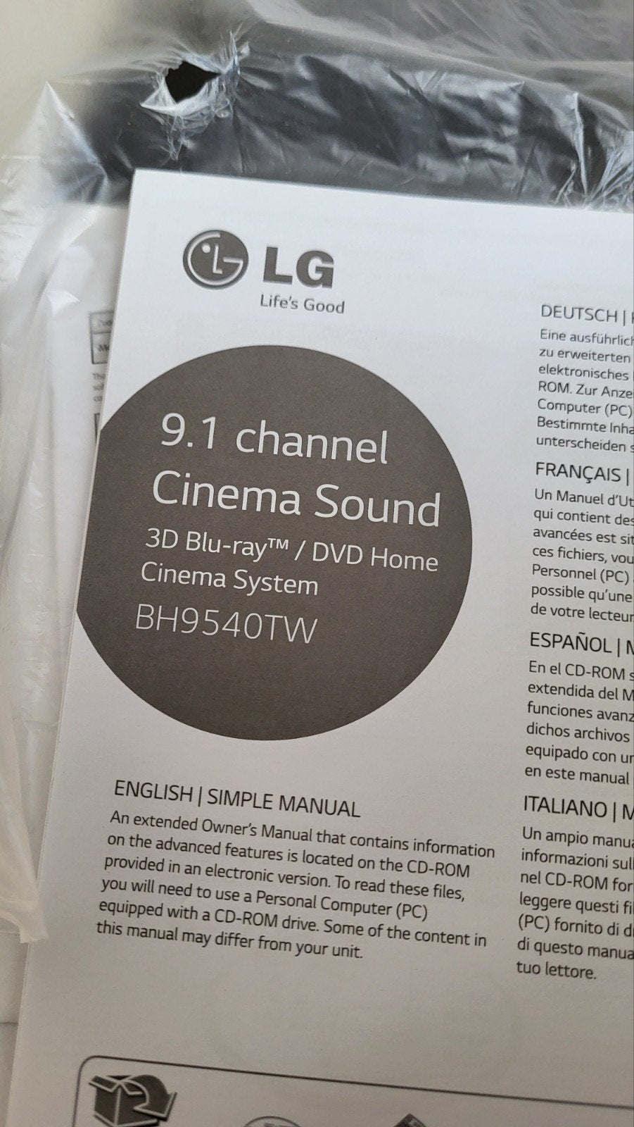 Home Cinema, Ophalen, Gebruikt, Overige merken, Overige spelers