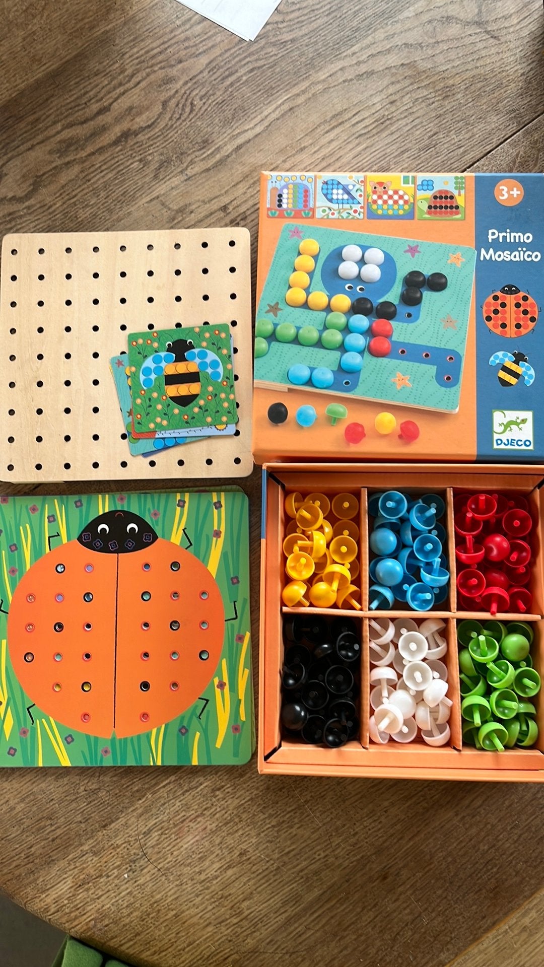 Djeco Eerste mozaïekspel, Enlèvement, Utilisé