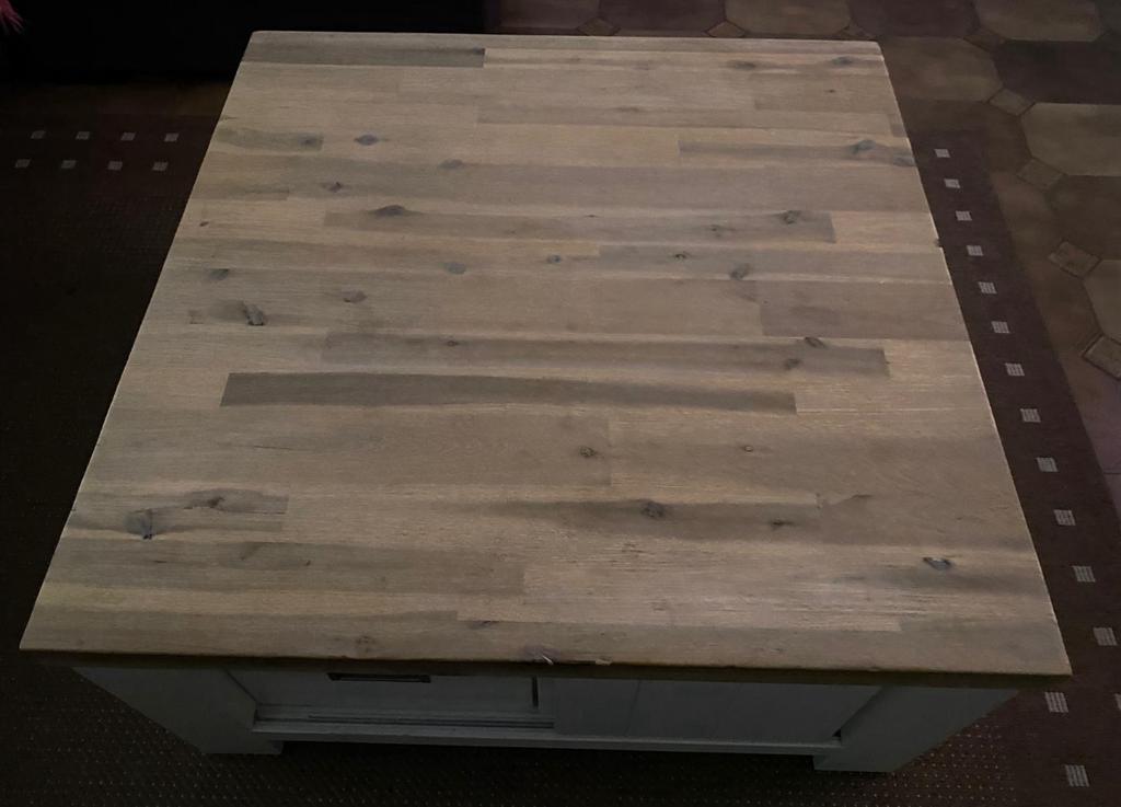 Table salon 90/90 H&H, Moins de 50 cm, Enlèvement ou Envoi, 50 à 100 cm, 50 à 100 cm