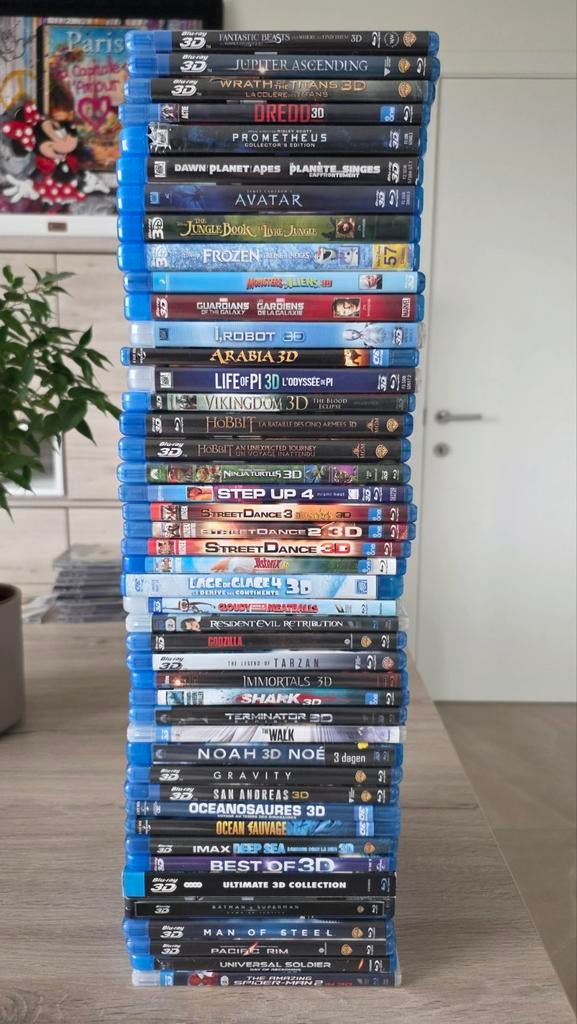 Collecton 3d blu-rays , 52 au total., Enlèvement, Comme neuf
