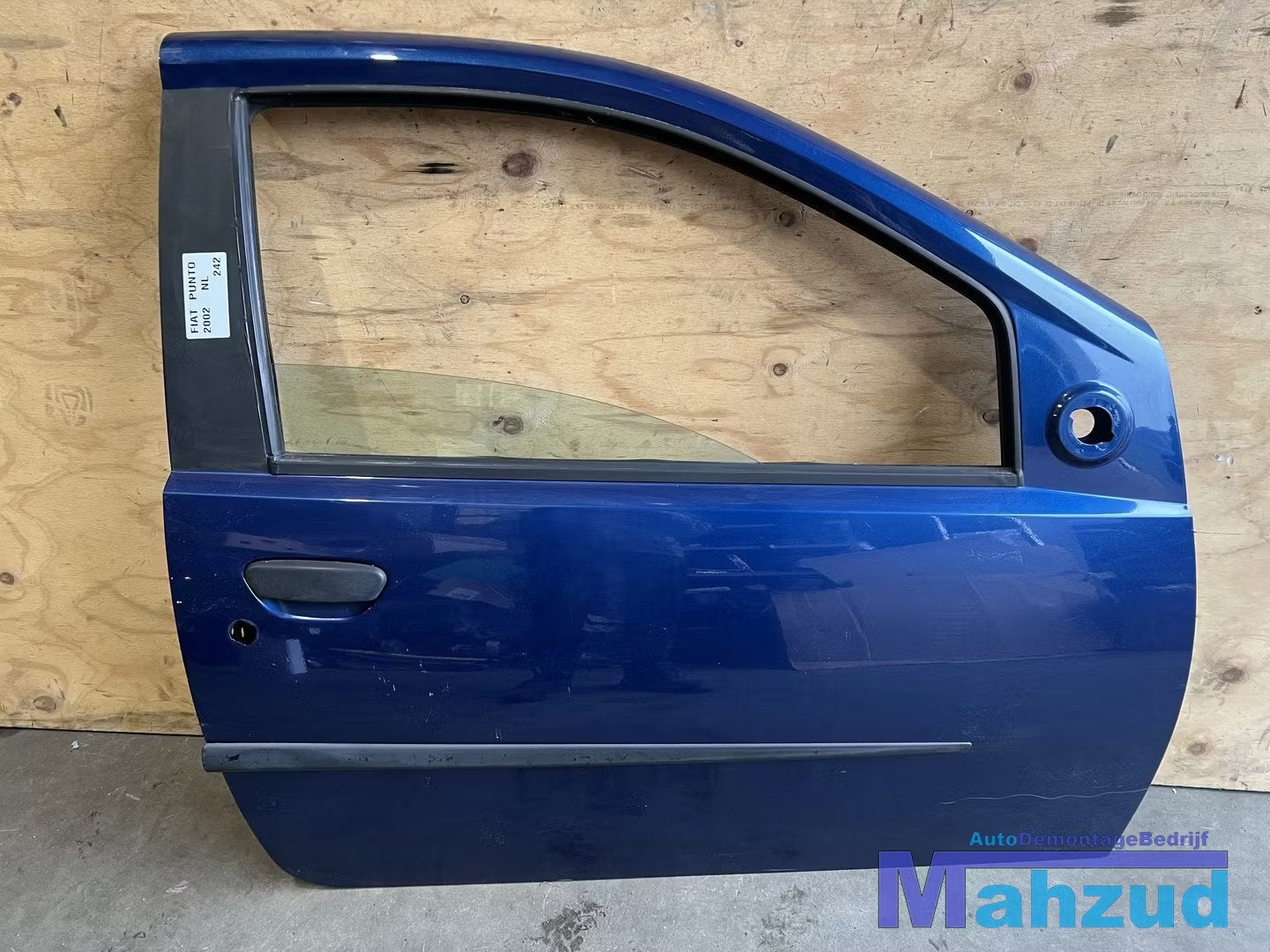 FIAT PUNTO 2 188 blauw rechts deur 2002-2005, Gebruikt, Deur, Stellantis Europe S.p.A., Info@stellantis.com
