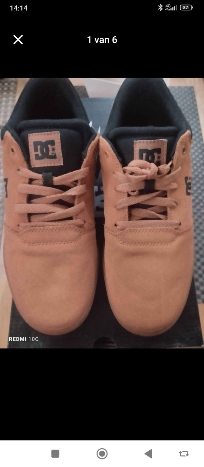 nog in de doos weg wegens te groot dc schoenen maat 41, Ophalen