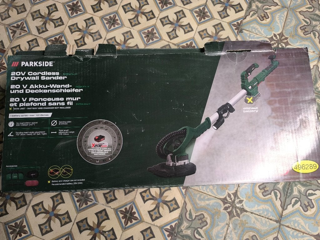 Ponceuse 20 V sans fil, Bricolage & Construction, Outillage | Ponceuses, Neuf, Ponceuse circulaire, 600 à 1200 watts, Enlèvement