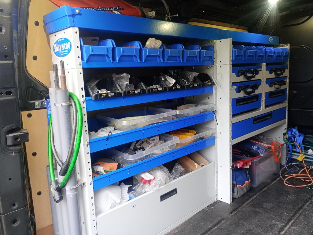 Rack professionnel pour camionnette SYNCRO SYSTEM, Auto-onderdelen, Overige Auto-onderdelen, Universele onderdelen, Gebruikt, Ophalen