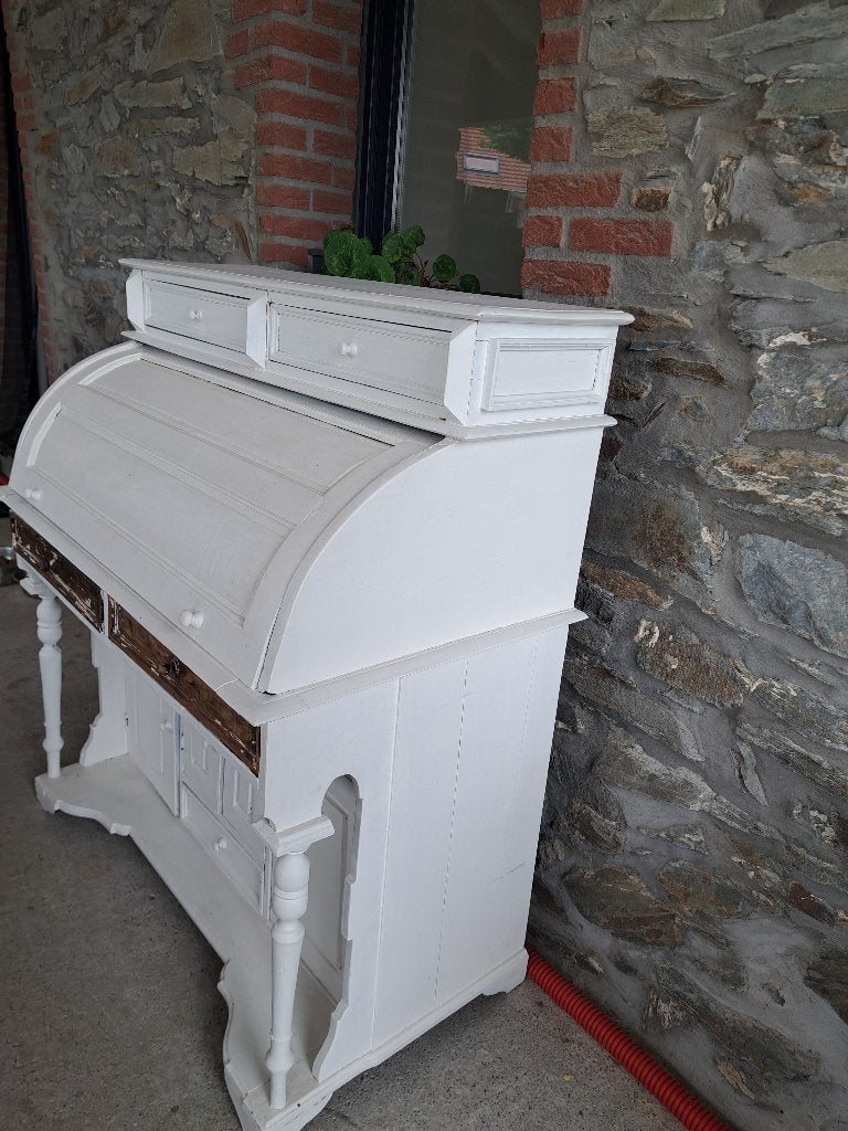 Secretaire blanc, Maison & Meubles, Enlèvement, Utilisé