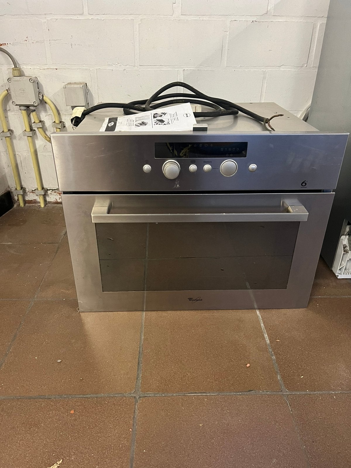 Whirpool stoomoven te koop, Electroménager, Fours, Whirlpool, Four à vapeur, Enlèvement, Utilisé