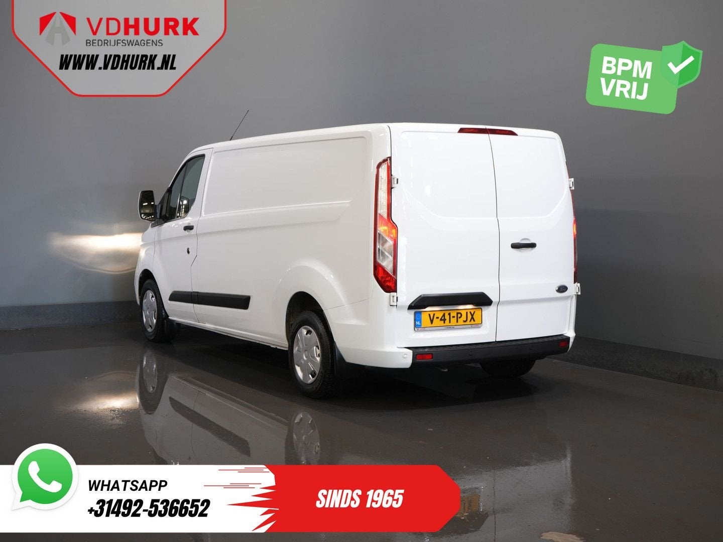 Ford Transit Custom 2.0 TDCI L2 130 pk Trend 2.8t Trekverm./, Autos, Achat, Entreprise, Boîte manuelle, Diesel