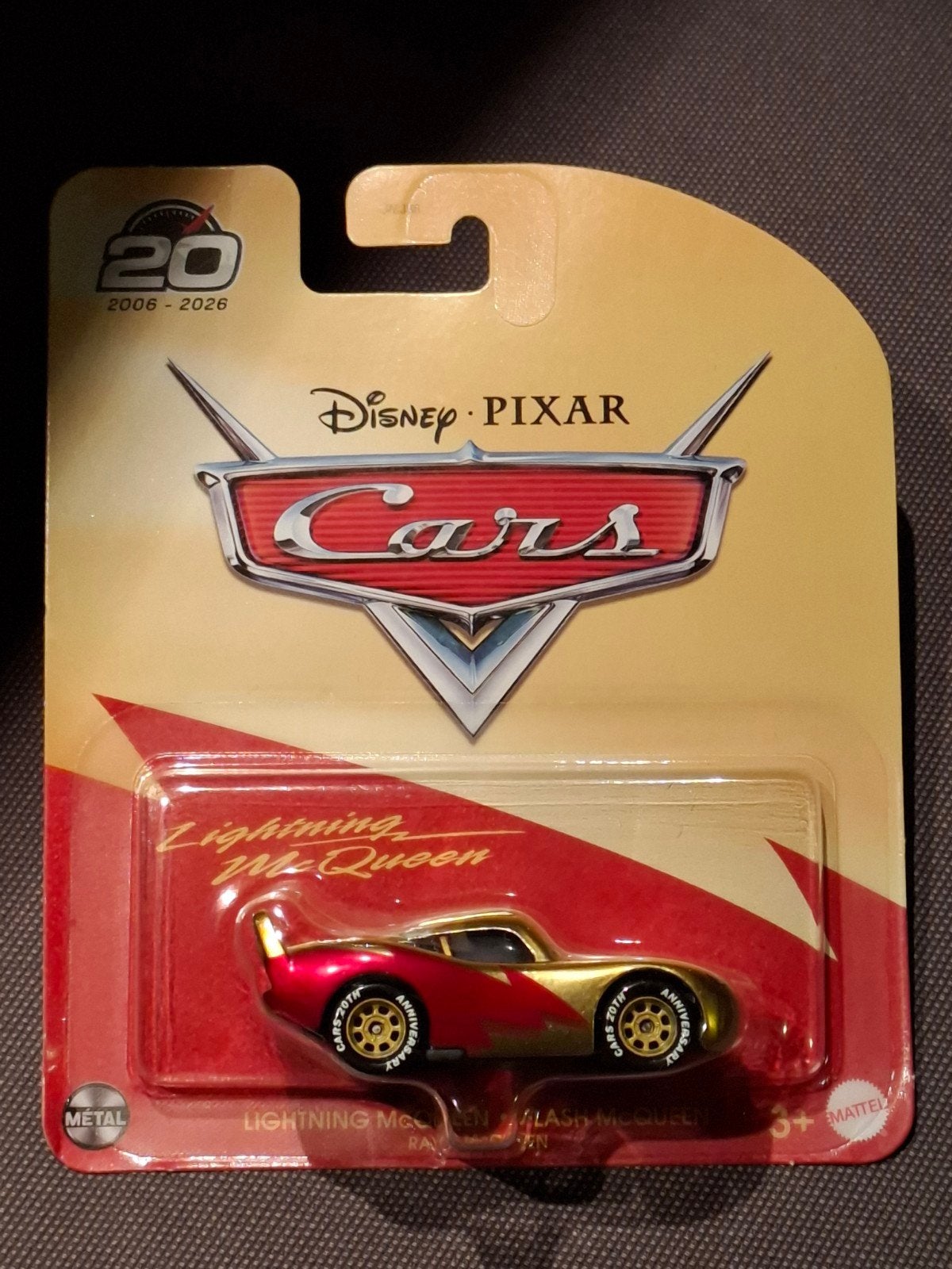Disney pixar cars lightning mc queens 20 years, Hobby en Vrije tijd, Ophalen of Verzenden, Nieuw