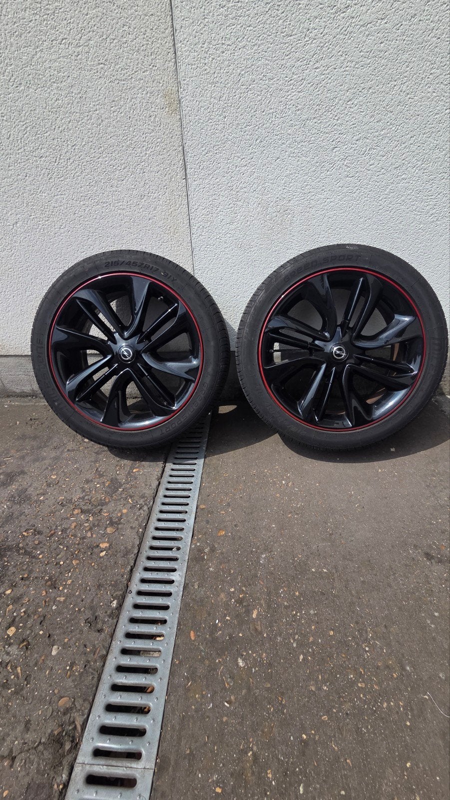 Originele Opel 17" velgen, Auto-onderdelen, Ophalen, 17 inch, Band(en), Zomerbanden