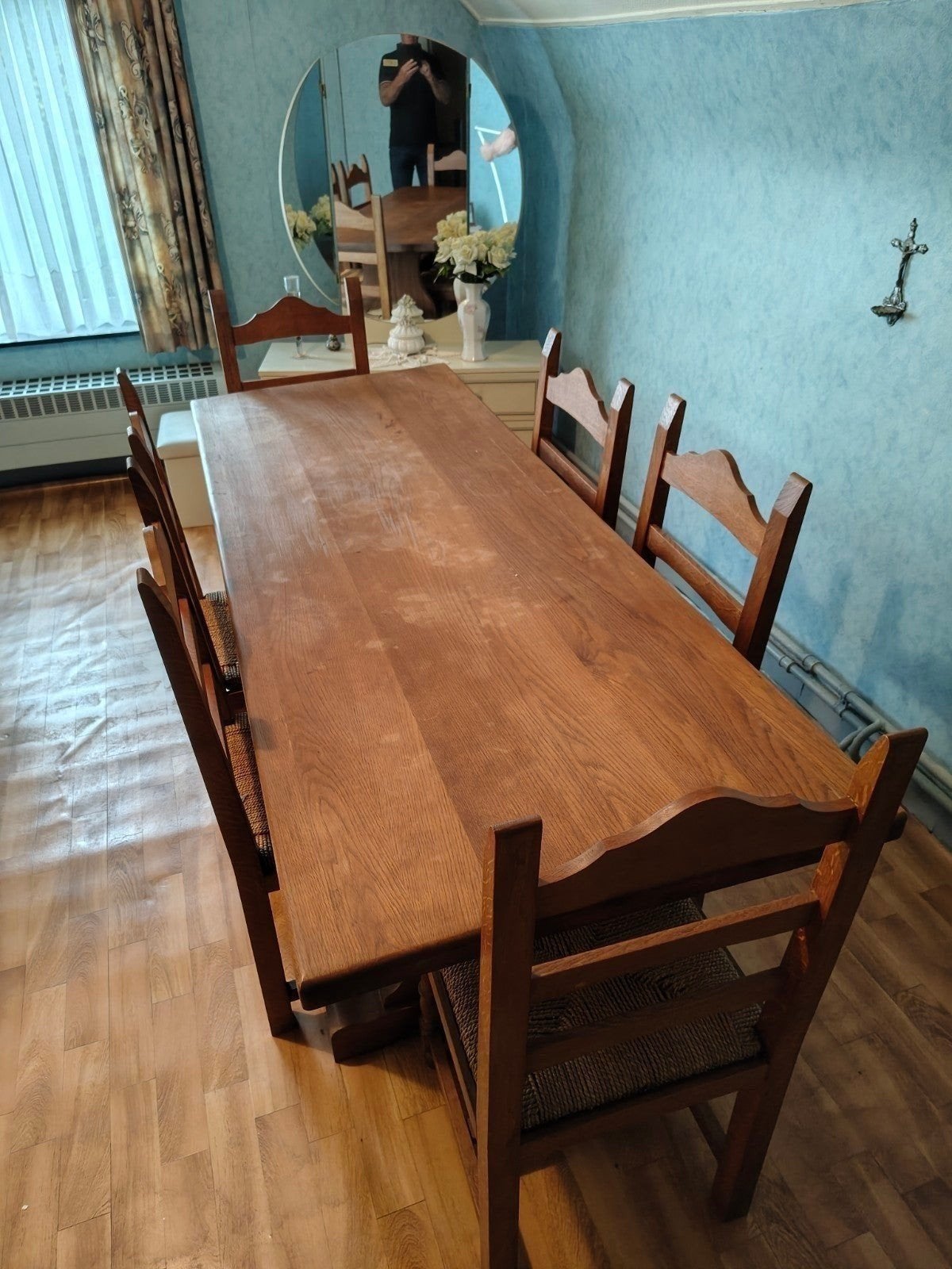 een tafel en zes stoelen, Huis en Inrichting, Ophalen
