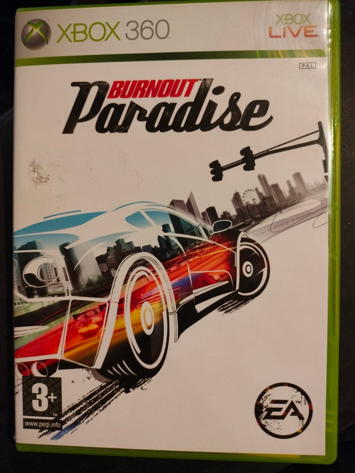 Burnout Paradise Xbox 360, Enlèvement ou Envoi, Utilisé, Course et Pilotage, À partir de 3 ans